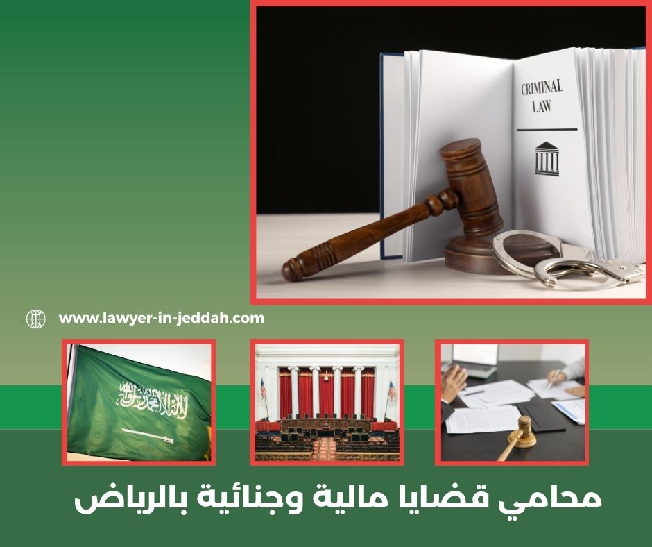 محامي قضايا مالية وجنائية بالرياض